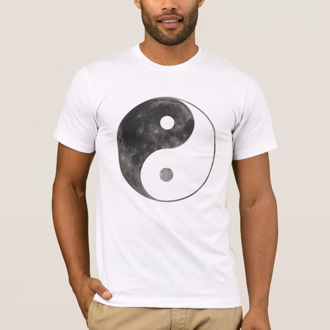 Camiseta Yin Yang with moon - I-Ching (Frente)
