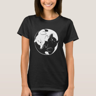 Camiseta Yin Yang Yoga Zen Cats - Yoga Cat