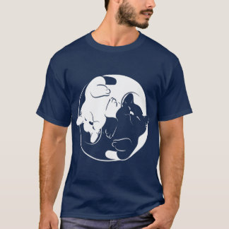 Camiseta Yin Yang Yoga Zen CatsYoga Gift Cat