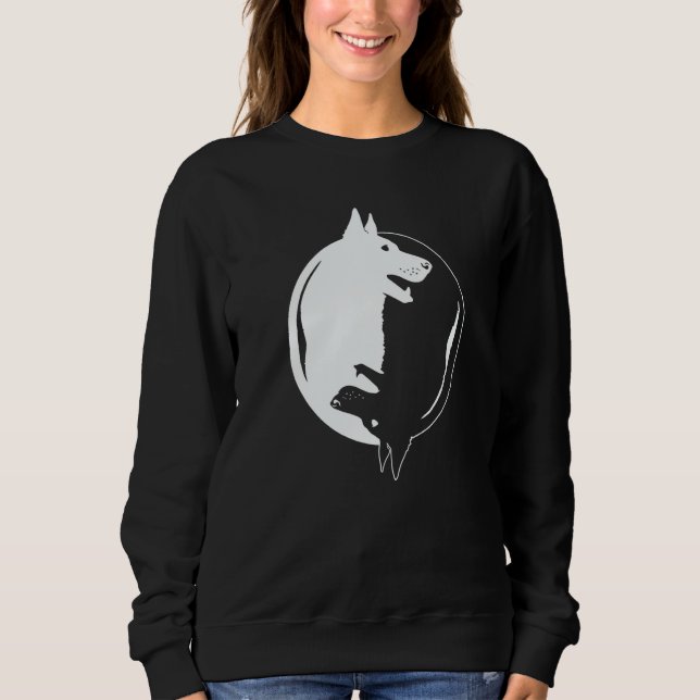 Camiseta Yin Yang Yoga Zen Cute dogs for Dog   1 (Frente)