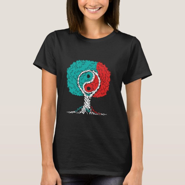 Camiseta Ying e Yang Trees China - Símbolos Chineses (Frente)