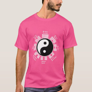 Camiseta Ying Yang Chinês Tai Chi Yin Gift Feng Shui Bagua