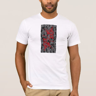 Camiseta Ying Yang Red Dragon