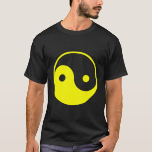 Camiseta ying-yang, símbolo, dia e noite