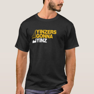 Camiseta Yinzers que vai a Yinz no preto