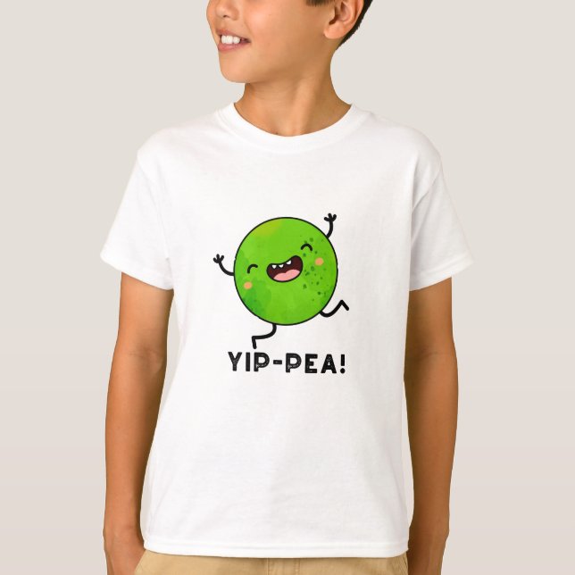 Camiseta Yip-pea Happy Pea Pun (Frente)