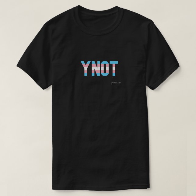 Camiseta YNOT Pride Transgender Flag T Shirt (Frente do Design)
