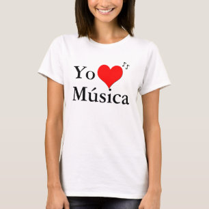 Camiseta Yo Amo Musica