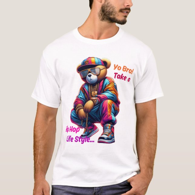 Camiseta "Yo Bro!" Estilo de vida HipHop - Estilo de Rap do (Frente)