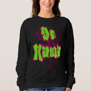 Camiseta Yo Mama! Velho Estilo da Faculdade, Tee da Festa H