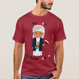 Camiseta YO MEN - Sou Do Iêmen - Humor Engraçado