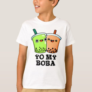 Camiseta Yo Meu Boba Cute Boba Tea Pun