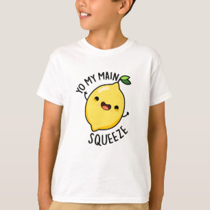 Camiseta Yo My Main Squeeze Funny Lemon Pun