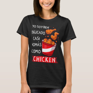 Camiseta Yo soy bien delicado nomas como frango Funny Span