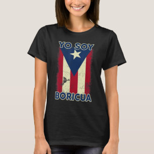 Camiseta Yo Soy Boricua Eu sou Porto Rico Bandeira