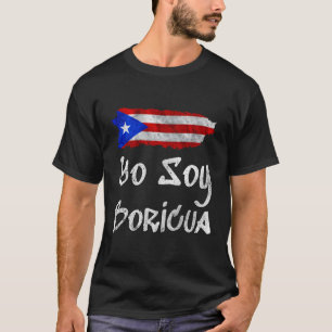 Camiseta Yo Soy Boricua Island Of Puerto Rico Flag Taino