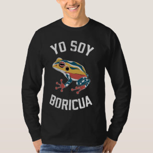 Camiseta Yo Soy Boricua Porto Rico Sapo Coqui Porto Rico