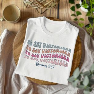 Camiseta Yo Soy Victoriosa - Espanhol Cristão Afastado