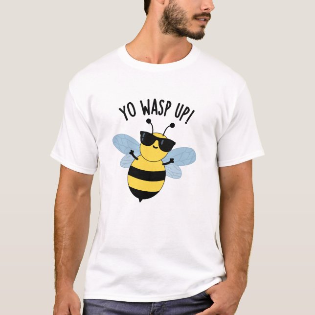 Camiseta Yo Wasp Acaba Com Um Inseto Engraçado (Frente)