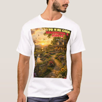 CAMISETA YO Y MI CASA SERVIREMOS A JEHOV{A