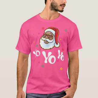 Camiseta Yo Yo Papai Noel África Afro-Americana