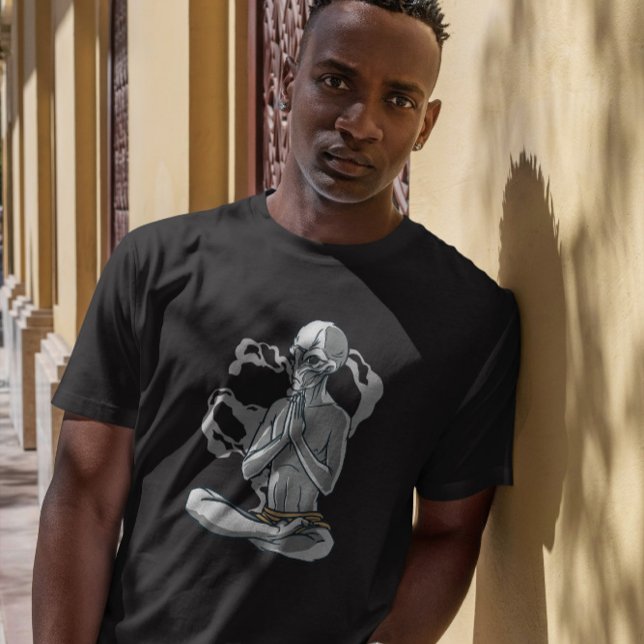 Camiseta Yoga Alienígena (Criador carregado)