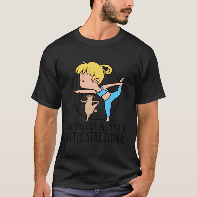 Camiseta Yoga Asana Pose Meditação Mãe (Frente)