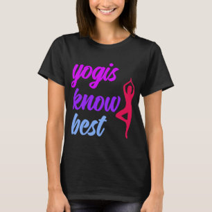 Camiseta Yoga Asana Vrikshasana Pose Yogis Sabe Melhor Dize