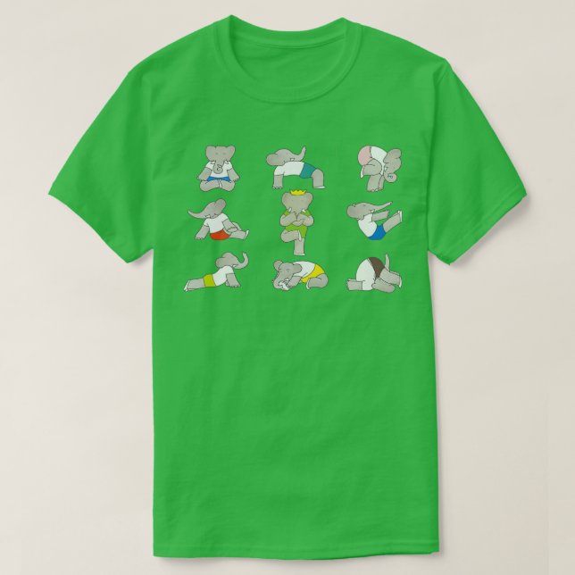 Camiseta Yoga Babar 2 (Frente do Design)