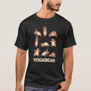 Camiseta Yoga Berries Bear Pose Berry Meditação Motiva Acr