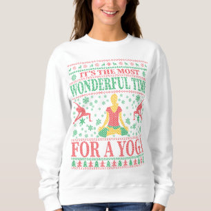 CAMISETA YOGA CHRISTMAS UGLY SWEATER 