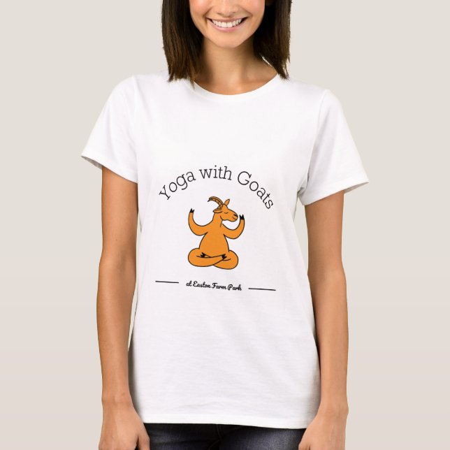 Camiseta Yoga com Goats (Frente)