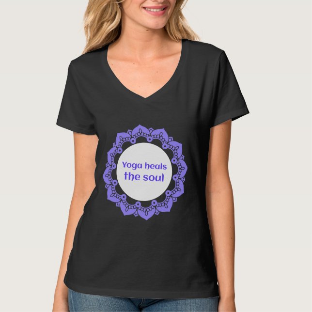 Camiseta Yoga cura a alma 85 (Frente)