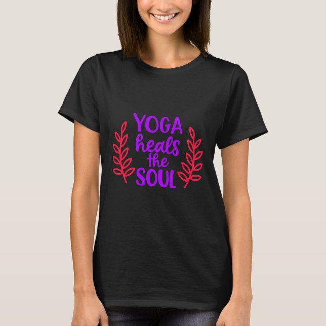 Camiseta Yoga cura a alma 86 (Frente)
