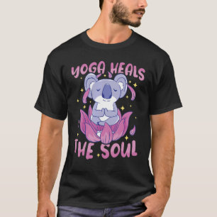 Camiseta Yoga Cura a Alma Instrutor de Yoga Meditação Yog