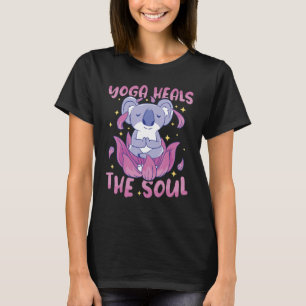 Camiseta Yoga cura Yoga, instrutor universitário de yoga