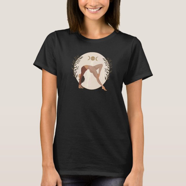 Camiseta Yoga de Meditação Lunar  5 (Frente)