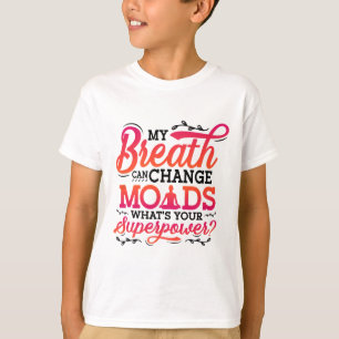 Camiseta Yoga de Meditação Respiração Engraçada _6