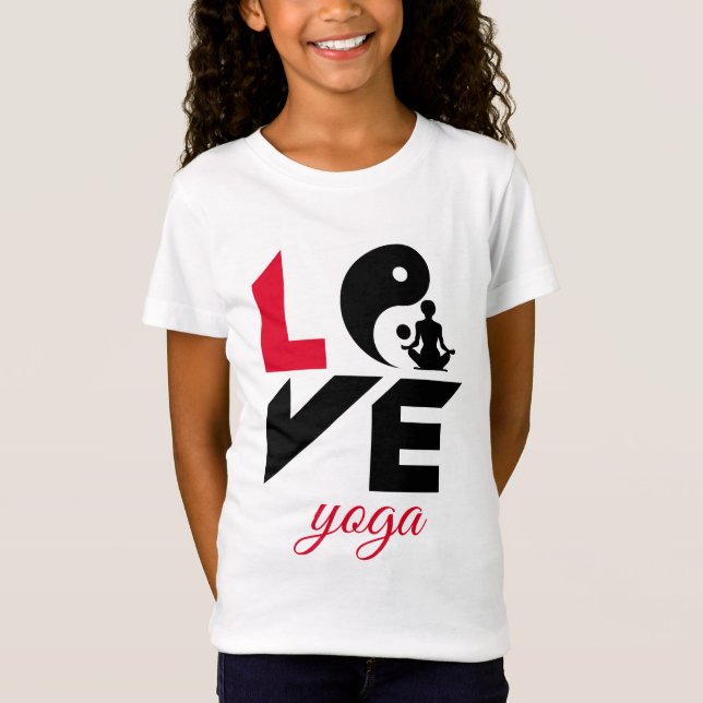 Camiseta Yoga do amor (Frente)