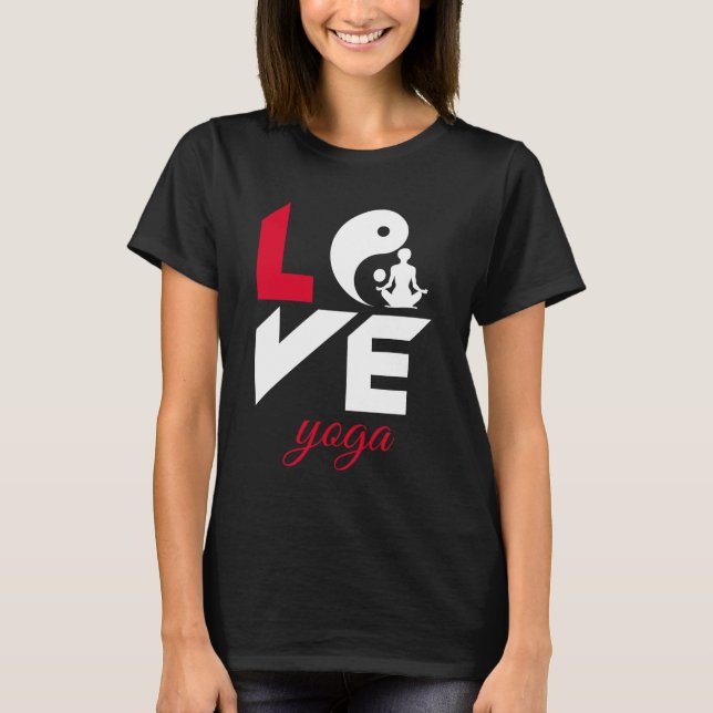 Camiseta Yoga do amor (Frente)