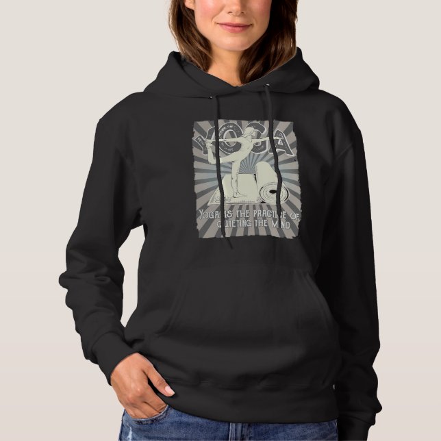 Camiseta Yoga É A Prática De Silenciar A Mente (Frente)