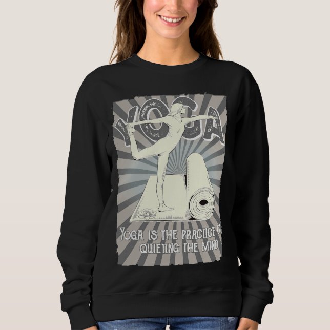 Camiseta Yoga É A Prática De Silenciar A Mente (Frente)
