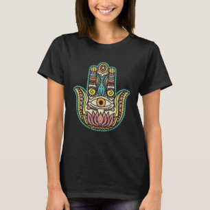 Camiseta Yoga e borboleta de Meditação Pose hamsa Mão Sukh