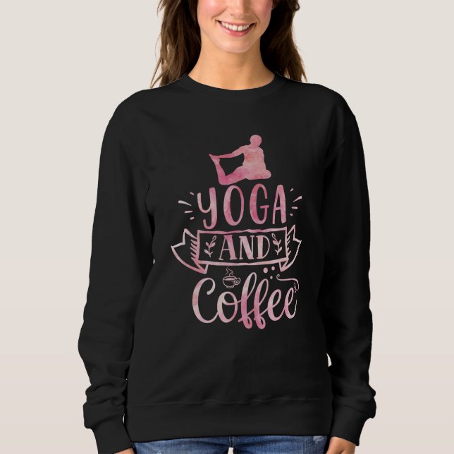 Camiseta Yoga e Café (Frente)