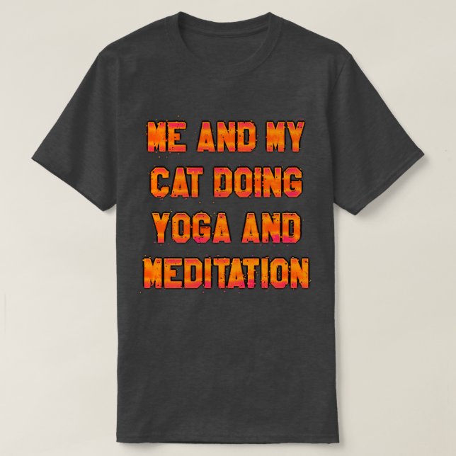 CAMISETA YOGA E MEDITAÇÃO (Frente do Design)