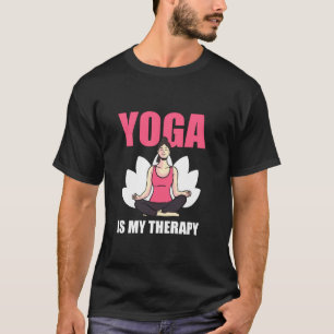 Camiseta Yoga É Meu Medicamento Terapia de Yoga Meditação 1