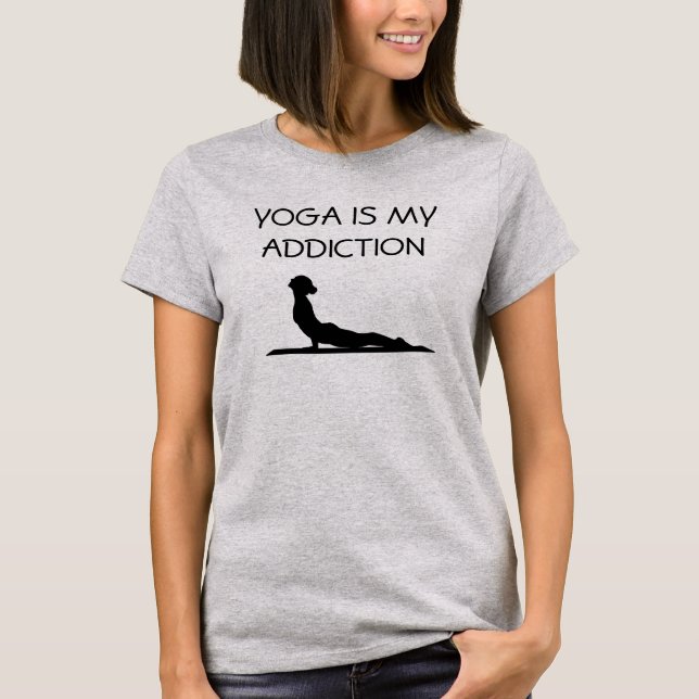 Camiseta Yoga é meu vício (Frente)