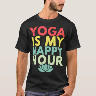 Camiseta Yoga É Minha Hora Feliz