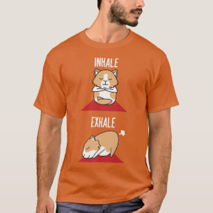 Camiseta Yoga Fart Enalhe Enalhe Pet Positi