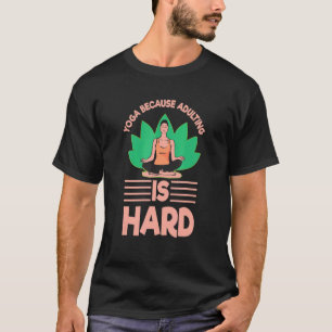 Camiseta Yoga Fitness Instrutor de Yoga Exercício de Medita